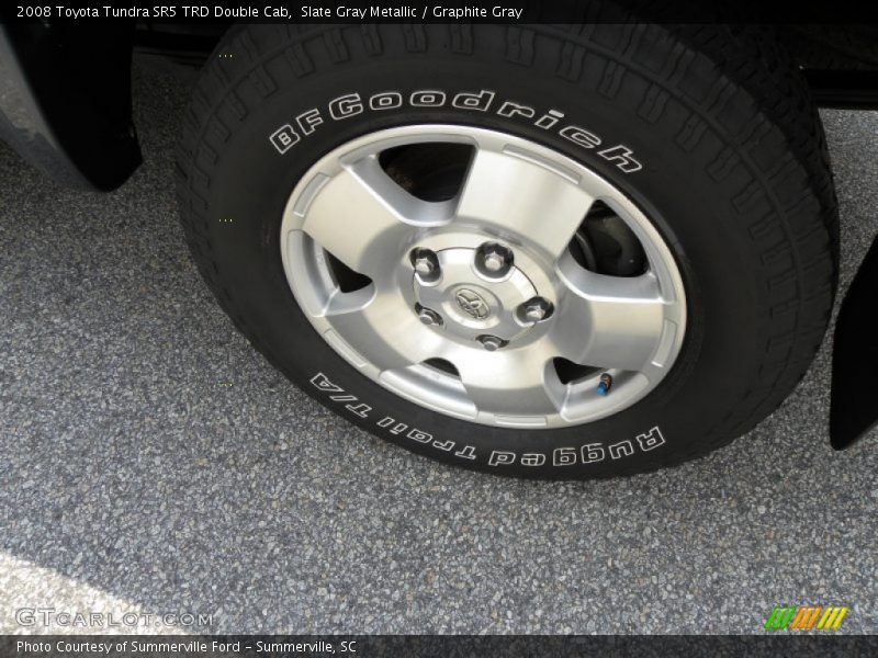 Slate Gray Metallic / Graphite Gray 2008 Toyota Tundra SR5 TRD Double Cab