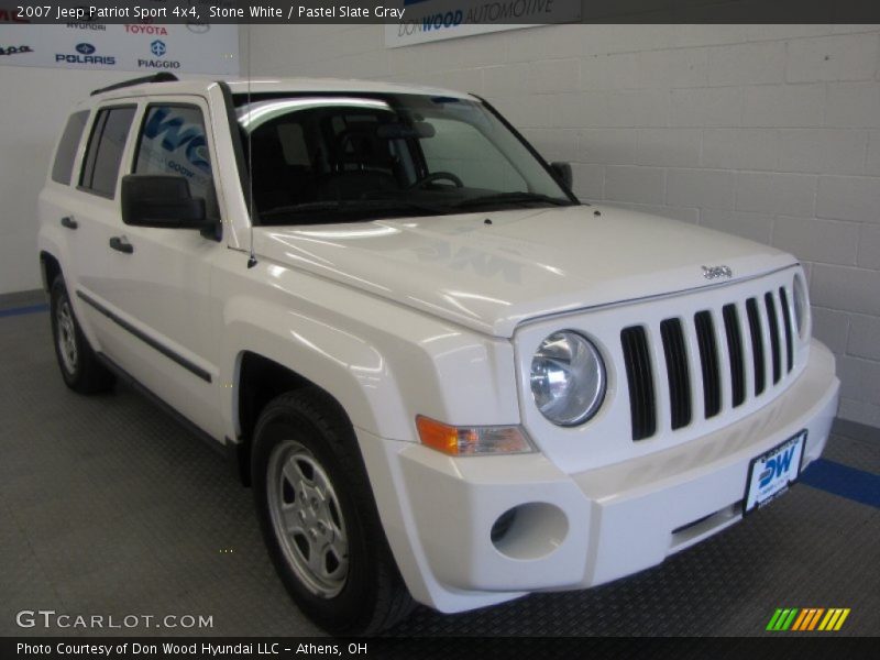 Stone White / Pastel Slate Gray 2007 Jeep Patriot Sport 4x4