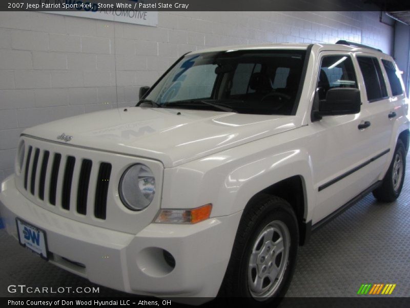 Stone White / Pastel Slate Gray 2007 Jeep Patriot Sport 4x4