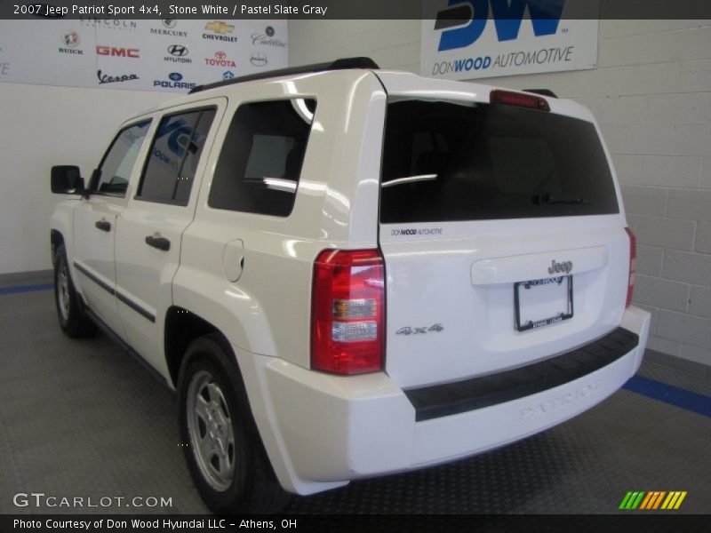 Stone White / Pastel Slate Gray 2007 Jeep Patriot Sport 4x4