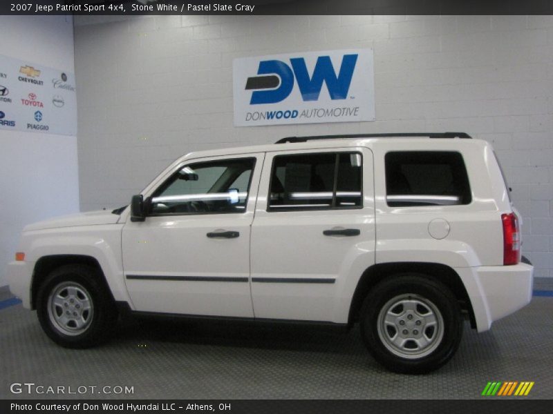 Stone White / Pastel Slate Gray 2007 Jeep Patriot Sport 4x4