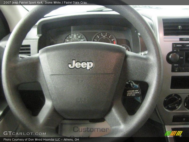 Stone White / Pastel Slate Gray 2007 Jeep Patriot Sport 4x4