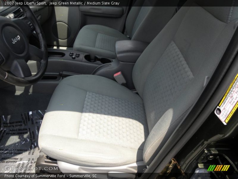 Jeep Green Metallic / Medium Slate Gray 2007 Jeep Liberty Sport
