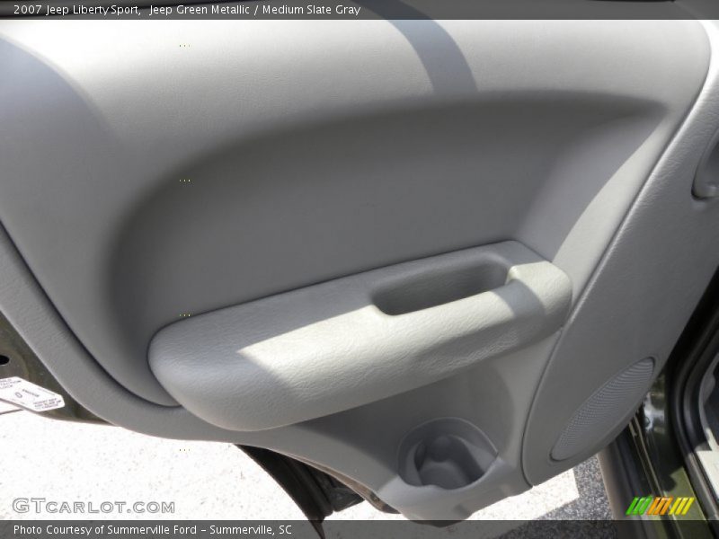 Jeep Green Metallic / Medium Slate Gray 2007 Jeep Liberty Sport