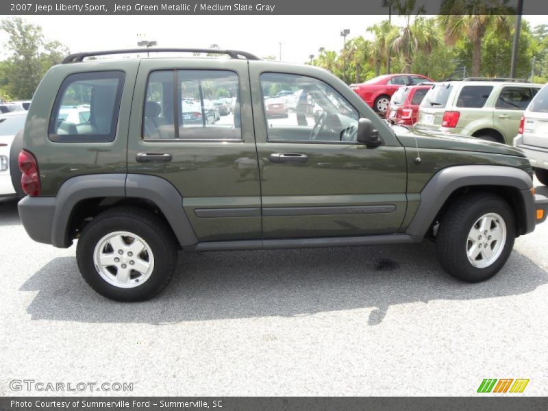 Jeep Green Metallic / Medium Slate Gray 2007 Jeep Liberty Sport