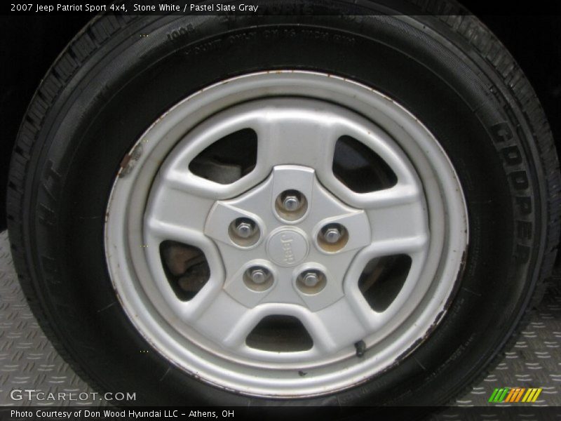 Stone White / Pastel Slate Gray 2007 Jeep Patriot Sport 4x4