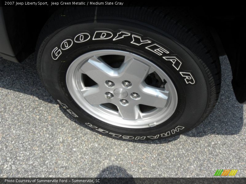 Jeep Green Metallic / Medium Slate Gray 2007 Jeep Liberty Sport