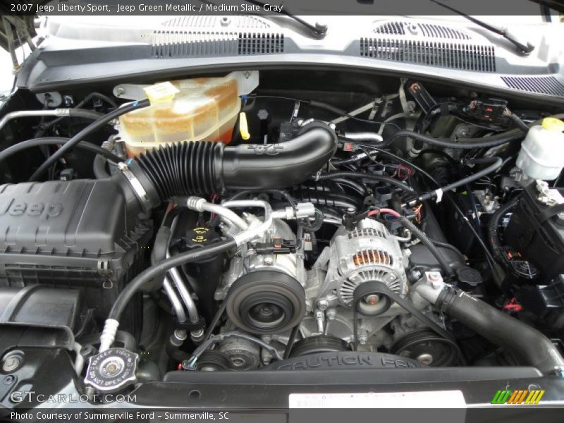 Jeep Green Metallic / Medium Slate Gray 2007 Jeep Liberty Sport