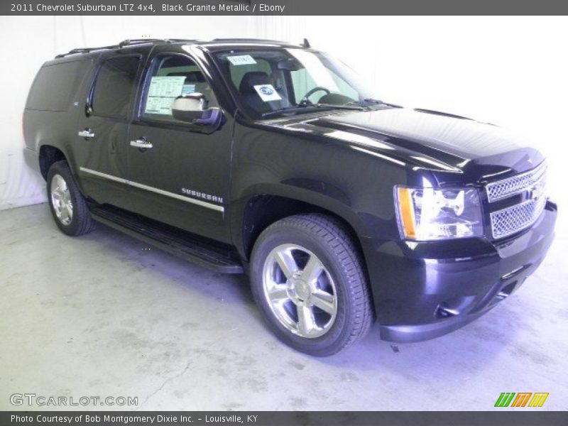 Black Granite Metallic / Ebony 2011 Chevrolet Suburban LTZ 4x4