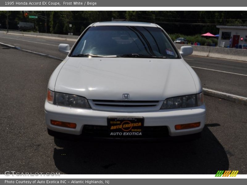 Frost White / Beige 1995 Honda Accord EX Coupe