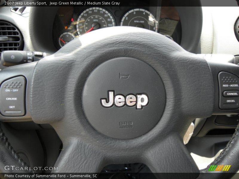 Jeep Green Metallic / Medium Slate Gray 2007 Jeep Liberty Sport