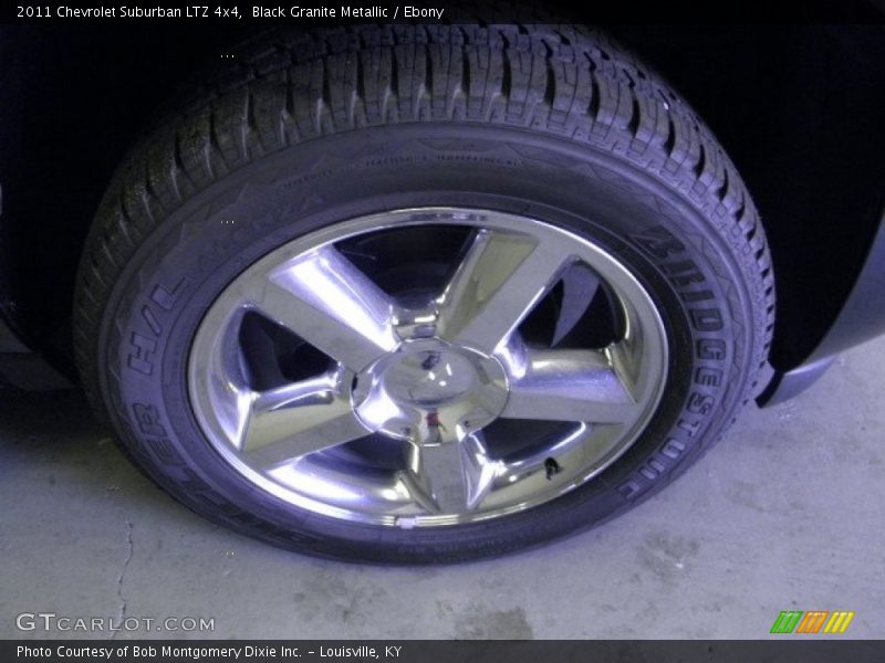 Black Granite Metallic / Ebony 2011 Chevrolet Suburban LTZ 4x4