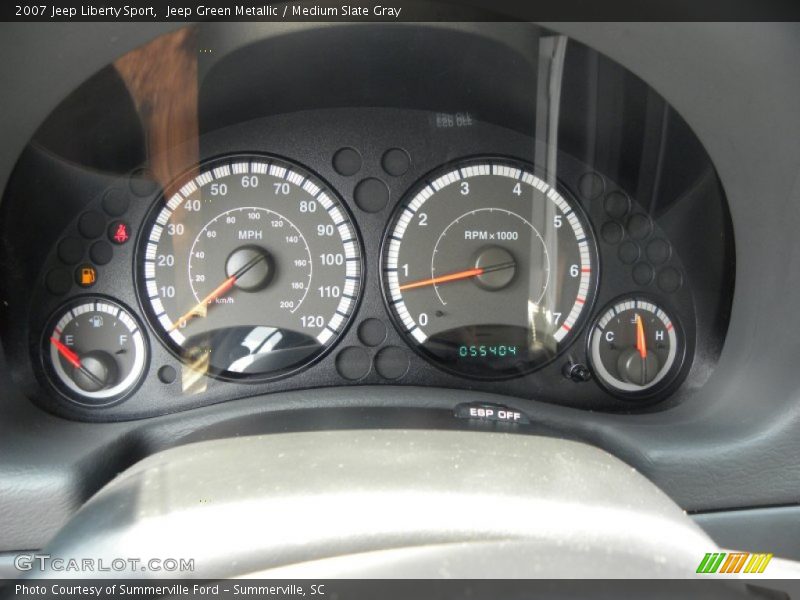 Jeep Green Metallic / Medium Slate Gray 2007 Jeep Liberty Sport