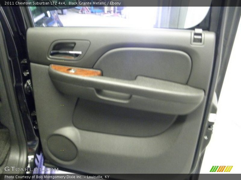 Black Granite Metallic / Ebony 2011 Chevrolet Suburban LTZ 4x4