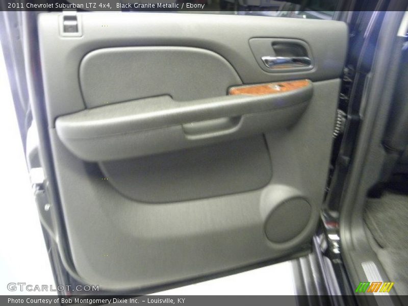 Black Granite Metallic / Ebony 2011 Chevrolet Suburban LTZ 4x4