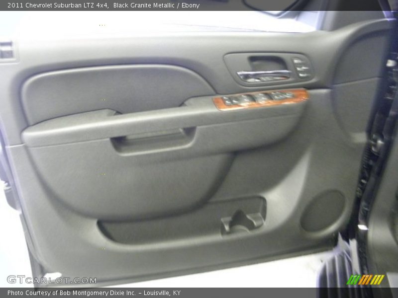 Black Granite Metallic / Ebony 2011 Chevrolet Suburban LTZ 4x4