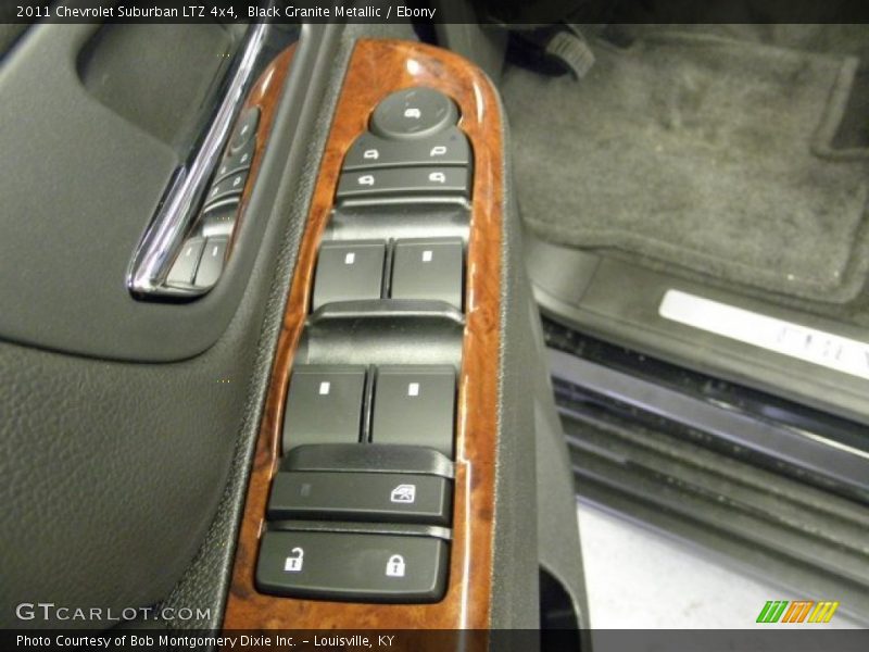 Black Granite Metallic / Ebony 2011 Chevrolet Suburban LTZ 4x4