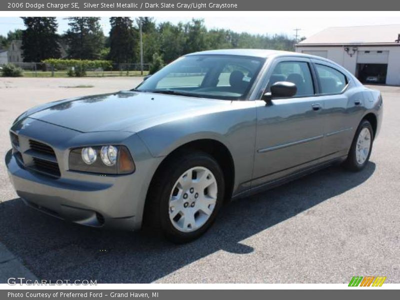 Silver Steel Metallic / Dark Slate Gray/Light Graystone 2006 Dodge Charger SE
