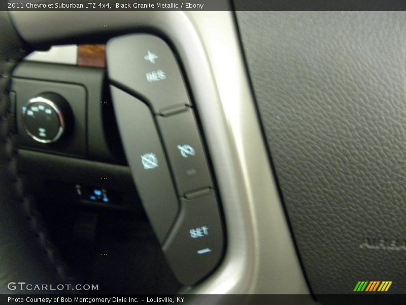 Black Granite Metallic / Ebony 2011 Chevrolet Suburban LTZ 4x4