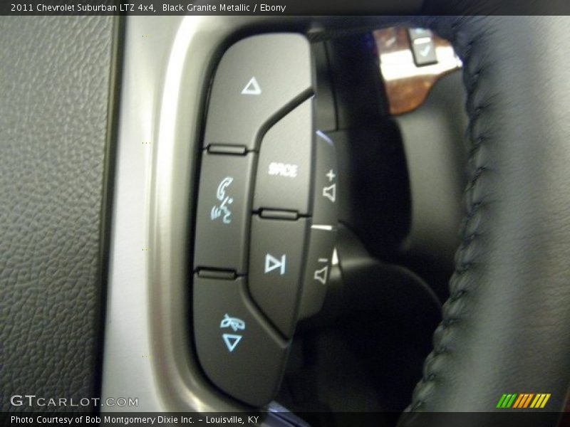 Black Granite Metallic / Ebony 2011 Chevrolet Suburban LTZ 4x4