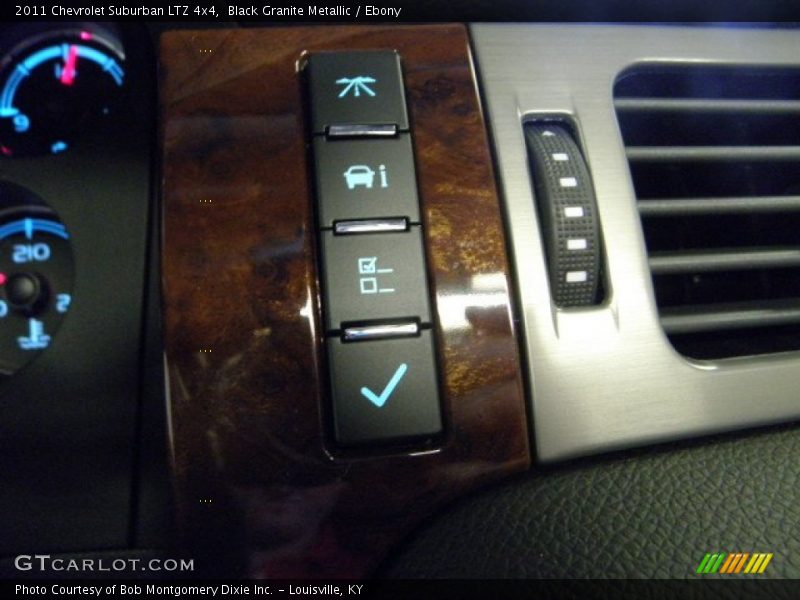 Black Granite Metallic / Ebony 2011 Chevrolet Suburban LTZ 4x4