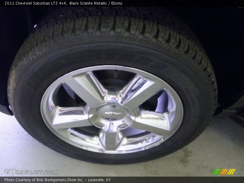 Black Granite Metallic / Ebony 2011 Chevrolet Suburban LTZ 4x4