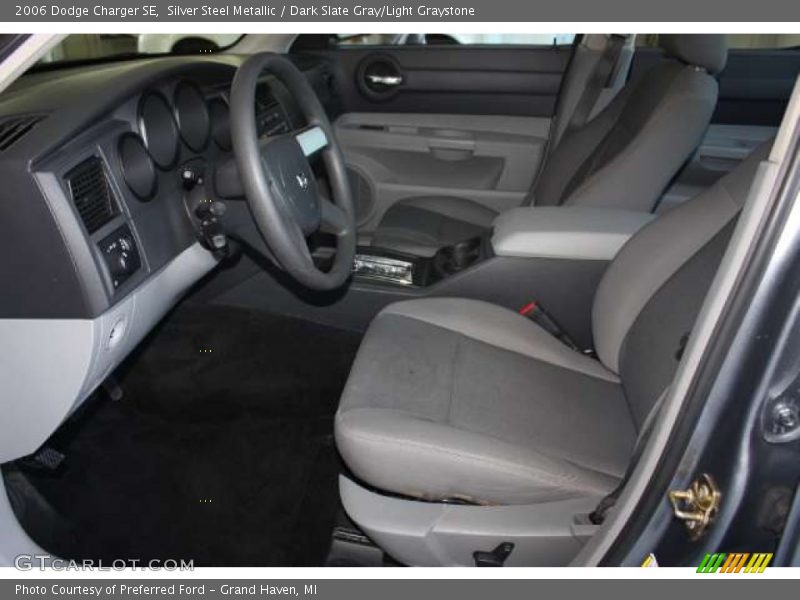 Silver Steel Metallic / Dark Slate Gray/Light Graystone 2006 Dodge Charger SE