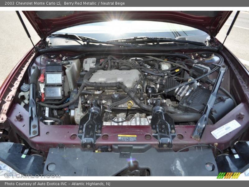 Berry Red Metallic / Neutral Beige 2003 Chevrolet Monte Carlo LS