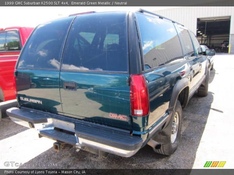 Emerald Green Metallic / Neutral 1999 GMC Suburban K2500 SLT 4x4