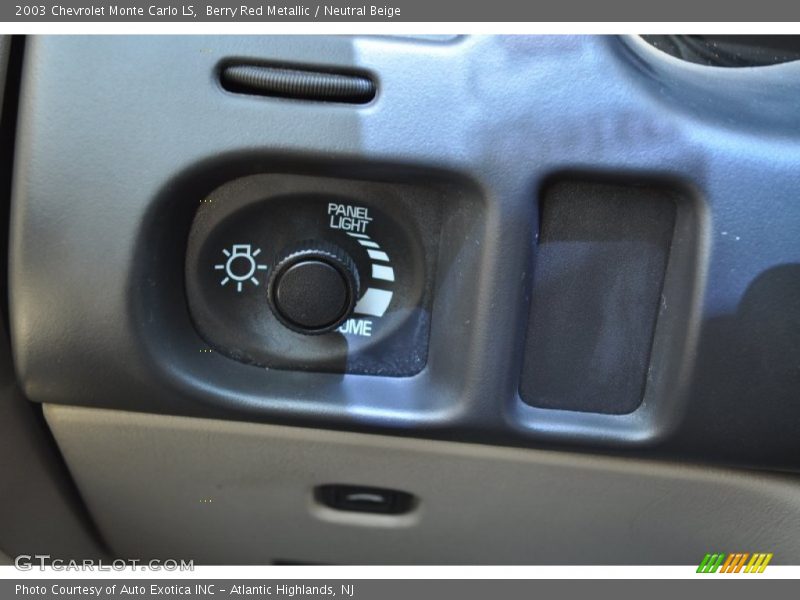 Berry Red Metallic / Neutral Beige 2003 Chevrolet Monte Carlo LS