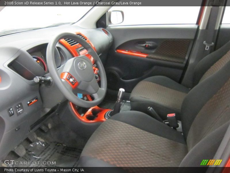  2008 xD Release Series 1.0 Charcoal Gray/Lava Orange Interior