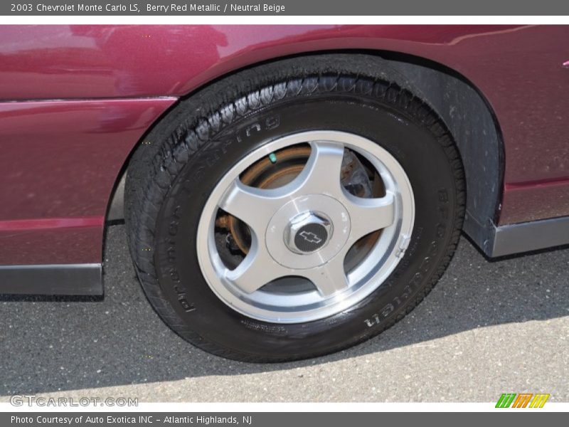 Berry Red Metallic / Neutral Beige 2003 Chevrolet Monte Carlo LS