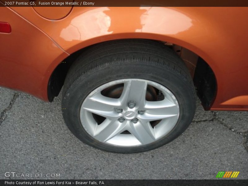 Fusion Orange Metallic / Ebony 2007 Pontiac G5