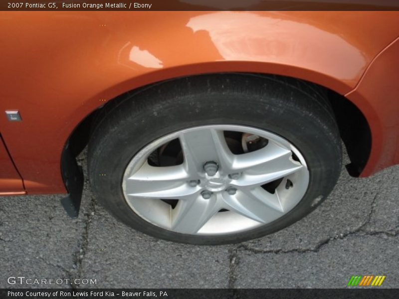 Fusion Orange Metallic / Ebony 2007 Pontiac G5