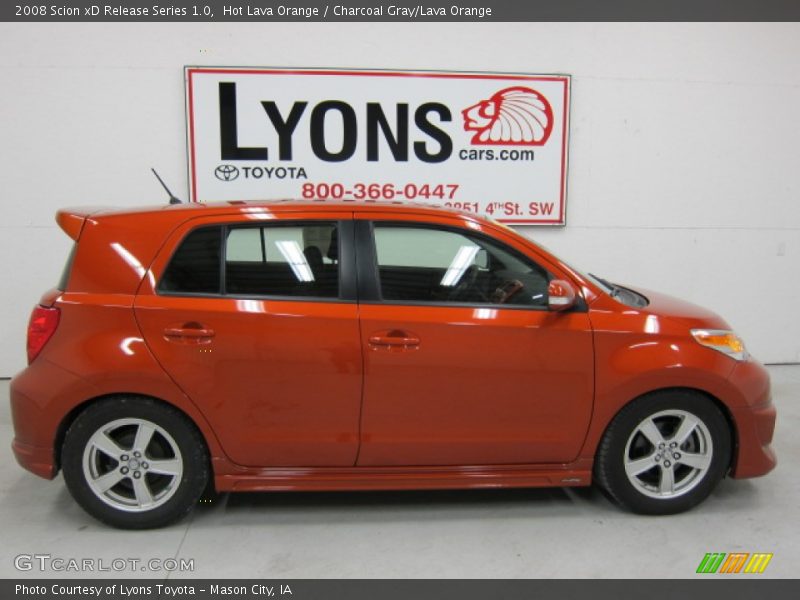 Hot Lava Orange / Charcoal Gray/Lava Orange 2008 Scion xD Release Series 1.0