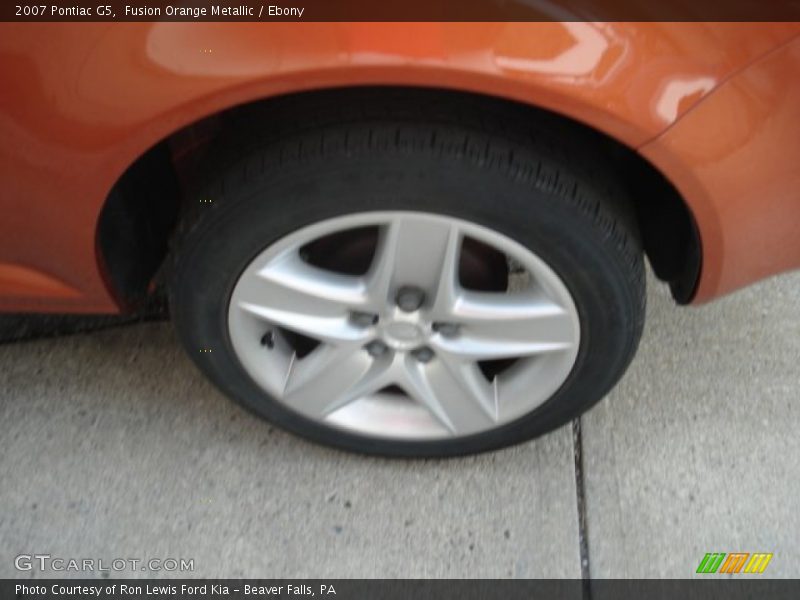 Fusion Orange Metallic / Ebony 2007 Pontiac G5
