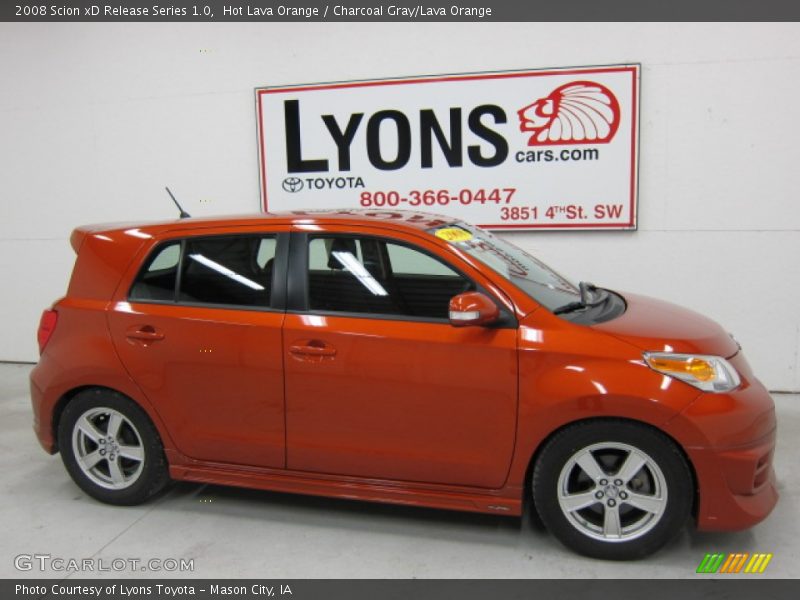 Hot Lava Orange / Charcoal Gray/Lava Orange 2008 Scion xD Release Series 1.0