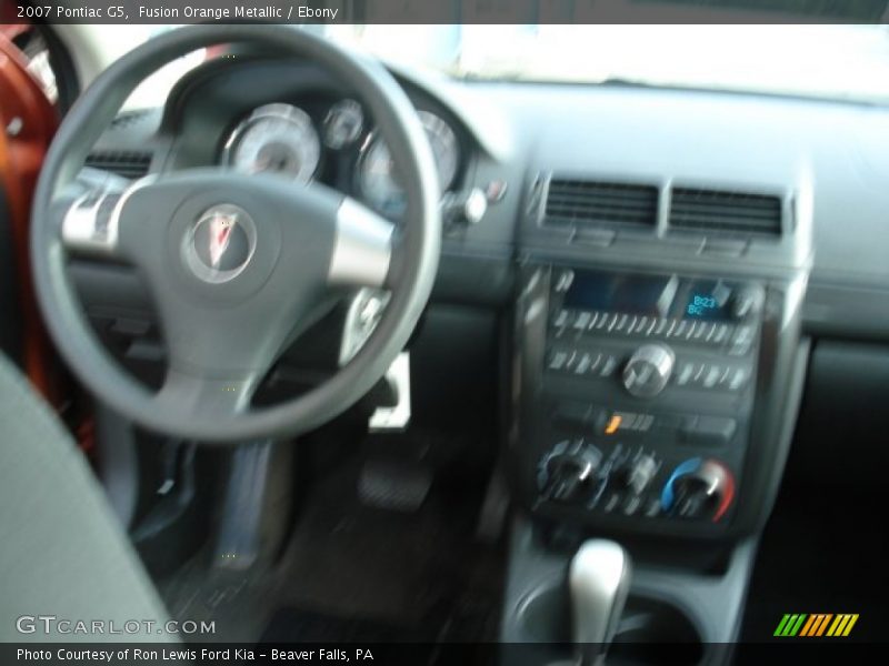 Fusion Orange Metallic / Ebony 2007 Pontiac G5