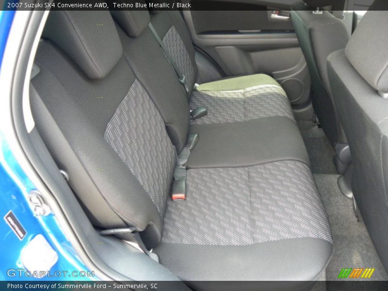 Techno Blue Metallic / Black 2007 Suzuki SX4 Convenience AWD