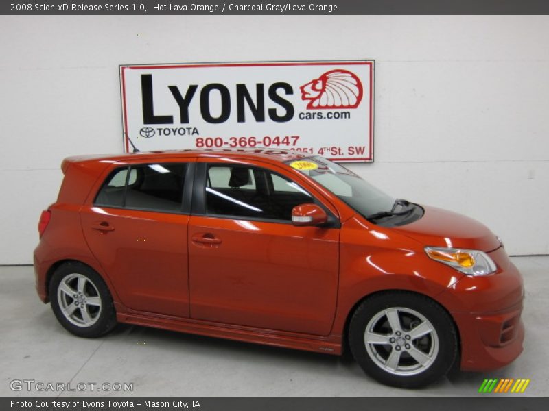 Hot Lava Orange / Charcoal Gray/Lava Orange 2008 Scion xD Release Series 1.0