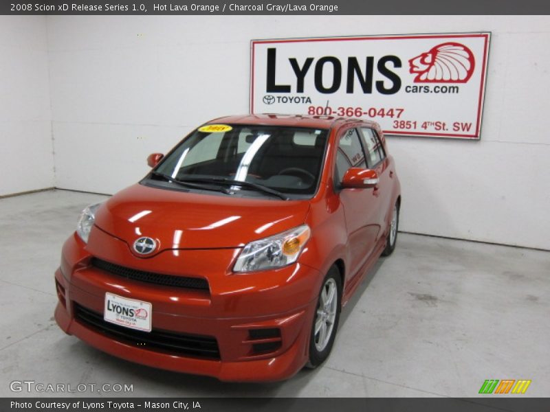 Hot Lava Orange / Charcoal Gray/Lava Orange 2008 Scion xD Release Series 1.0