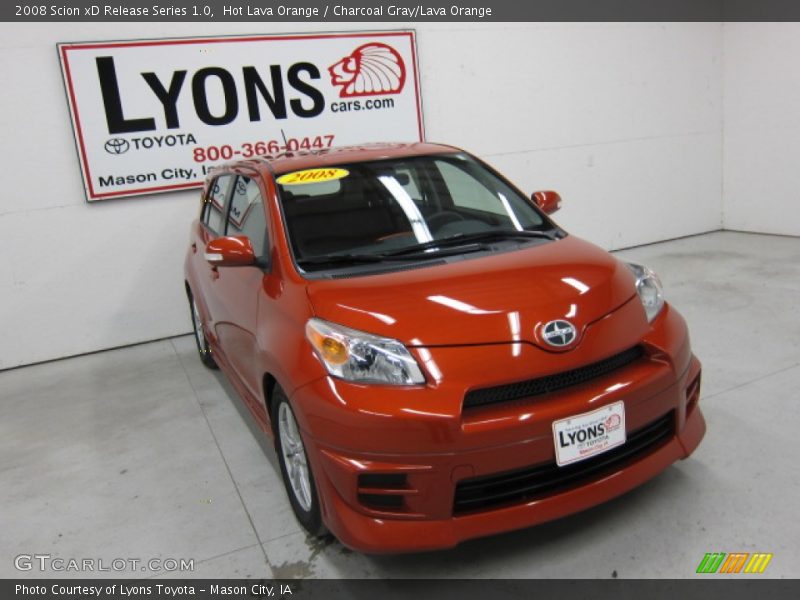 Hot Lava Orange / Charcoal Gray/Lava Orange 2008 Scion xD Release Series 1.0