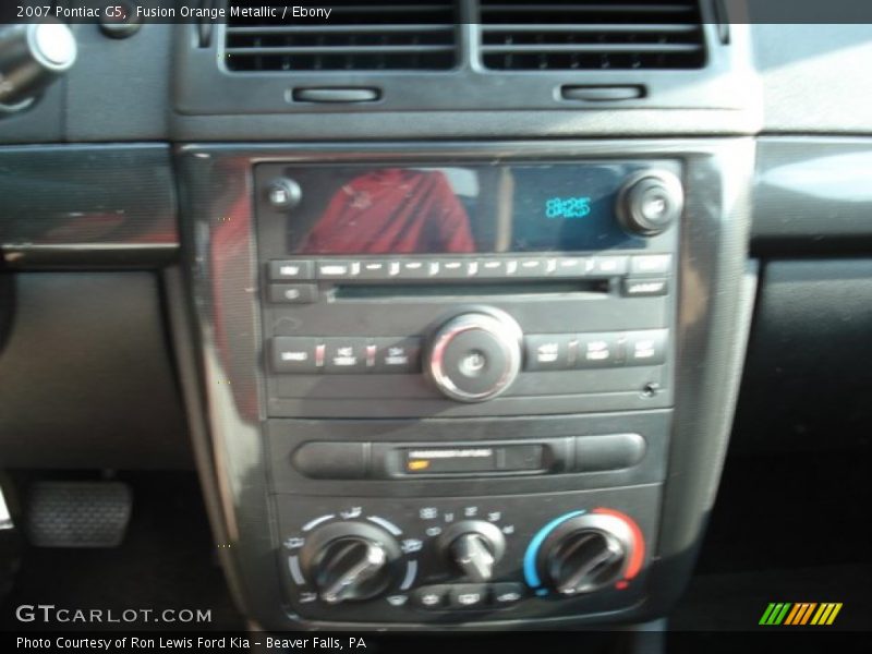 Fusion Orange Metallic / Ebony 2007 Pontiac G5