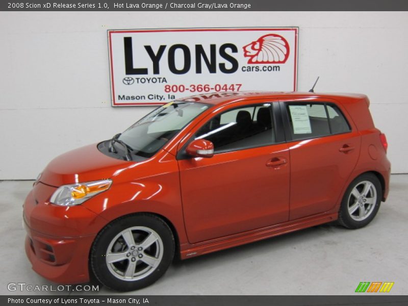 Hot Lava Orange / Charcoal Gray/Lava Orange 2008 Scion xD Release Series 1.0