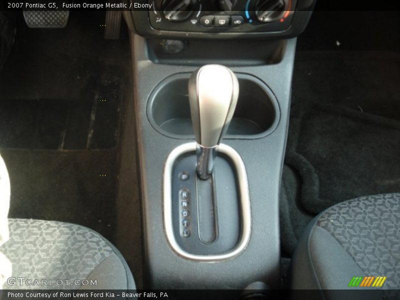 Fusion Orange Metallic / Ebony 2007 Pontiac G5