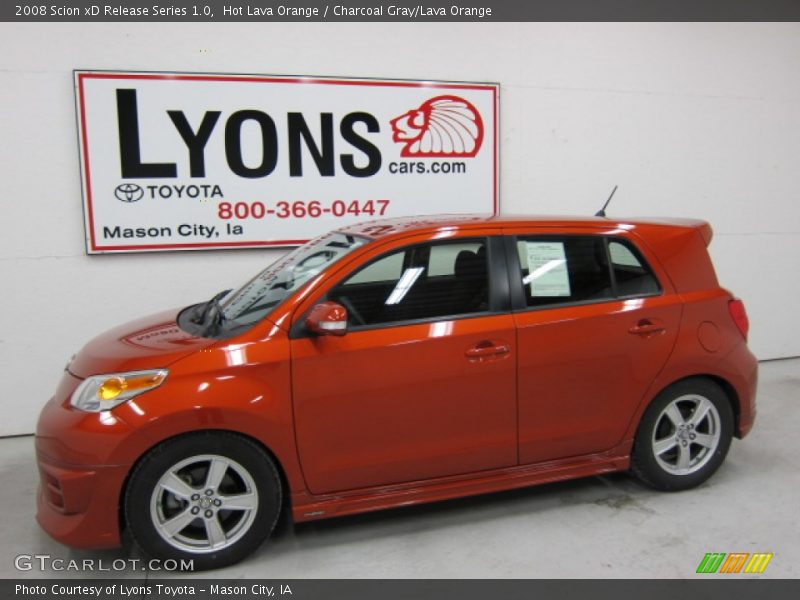 Hot Lava Orange / Charcoal Gray/Lava Orange 2008 Scion xD Release Series 1.0