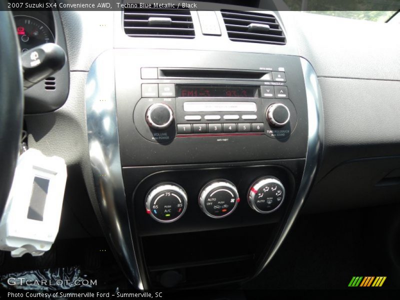 Techno Blue Metallic / Black 2007 Suzuki SX4 Convenience AWD
