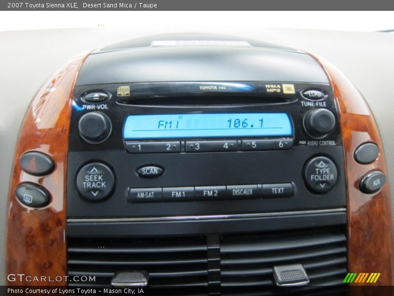 Desert Sand Mica / Taupe 2007 Toyota Sienna XLE