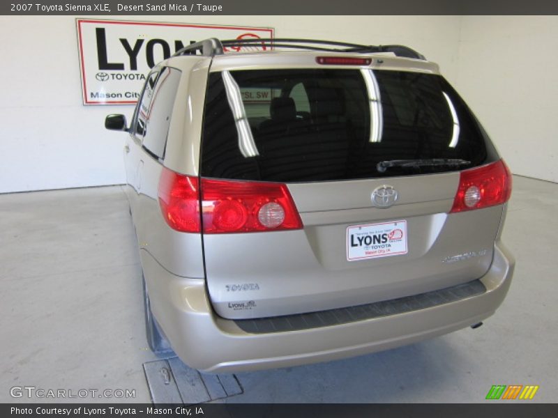Desert Sand Mica / Taupe 2007 Toyota Sienna XLE