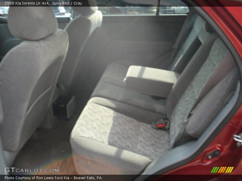 Spicy Red / Gray 2008 Kia Sorento LX 4x4